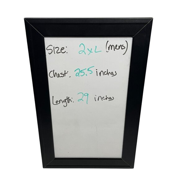 Untuckit Fuligni Brushed Flannel Shirt Mens XXL Blue Button Up 100% Cotton L/S - Picture 6 of 7